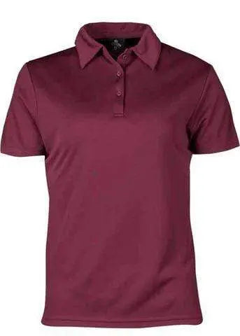 Aussie Pacific Ladies Botany Polo Shirt 2307 Casual Wear Aussie Pacific Maroon 6